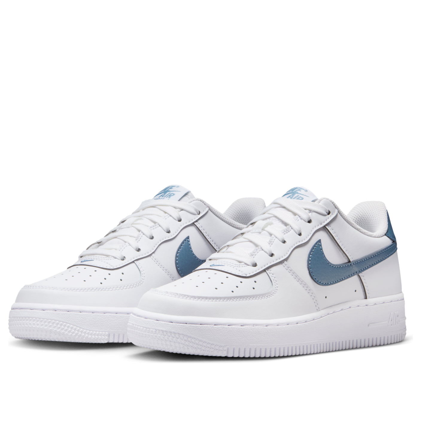 (GS) Nike Air Force 1 'White Thunderstorm' FV5948-121