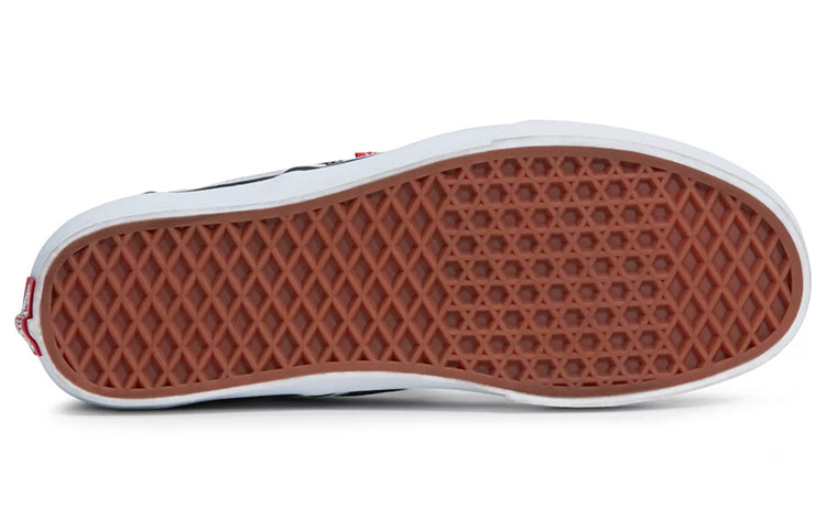 A$AP Worldwide x Pacsun x Vans Unisex Slip-On Casual Sneakers Black/White VN0A4VCF7GY