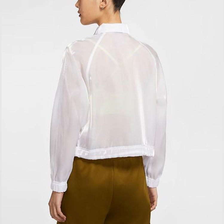 (WMNS) Nike Air Athleisure Casual Sports Jacket White CU5545-100