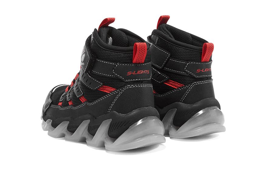 (GS) Skechers Mega Surge 'Black Red' 400131L-BKRD