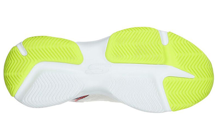 (WMNS) Skechers Energy Racer Low-Top Running Shoes White/Red/Black 149372-WBC