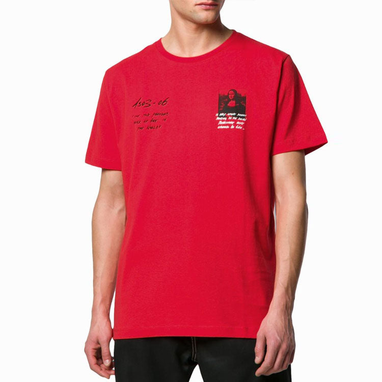 Off-White SS19 Mens Logo Mona Lisa Normal Fit OMAA027S191850052010