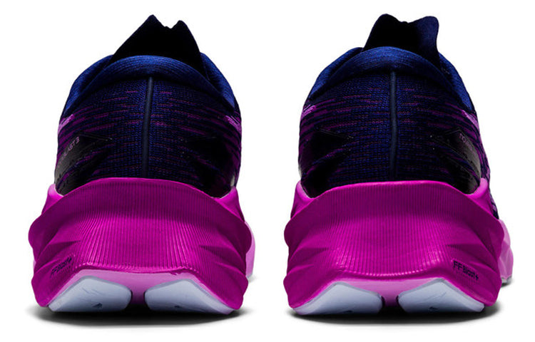 (WMNS) ASICS Novablast 3 Sneakers 'Black Purple' 1012B288-401