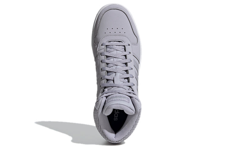 (WMNS) adidas Hoops 2.0 Mid 'Grey White' FW3504