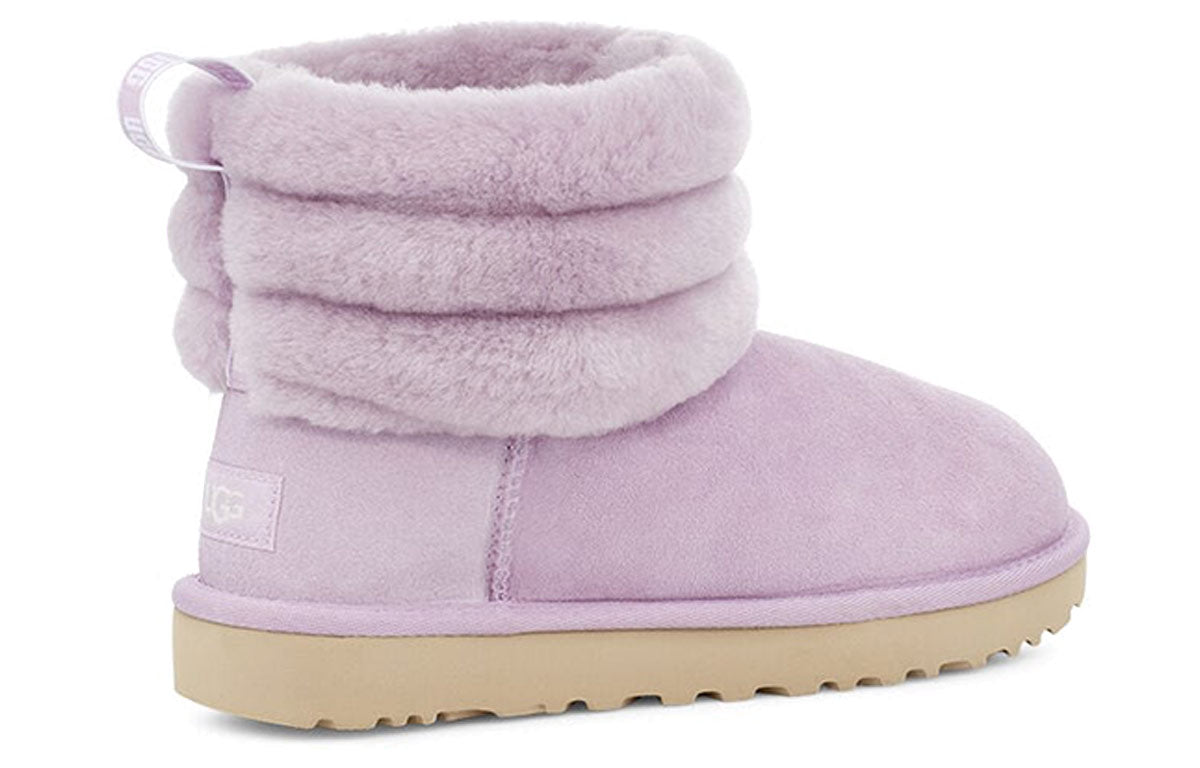 (WMNS) UGG Classic Mini Fluff Quilted Boot 'Purple' 1098533-CATR