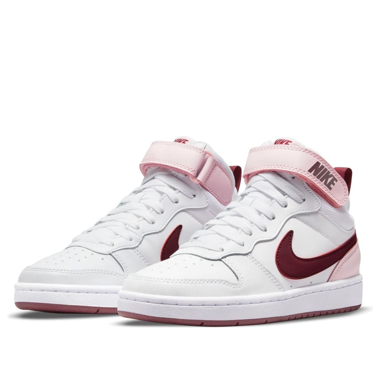 (GS) Nike Court Borough Mid 2 'Pink Foam' CD7782-104