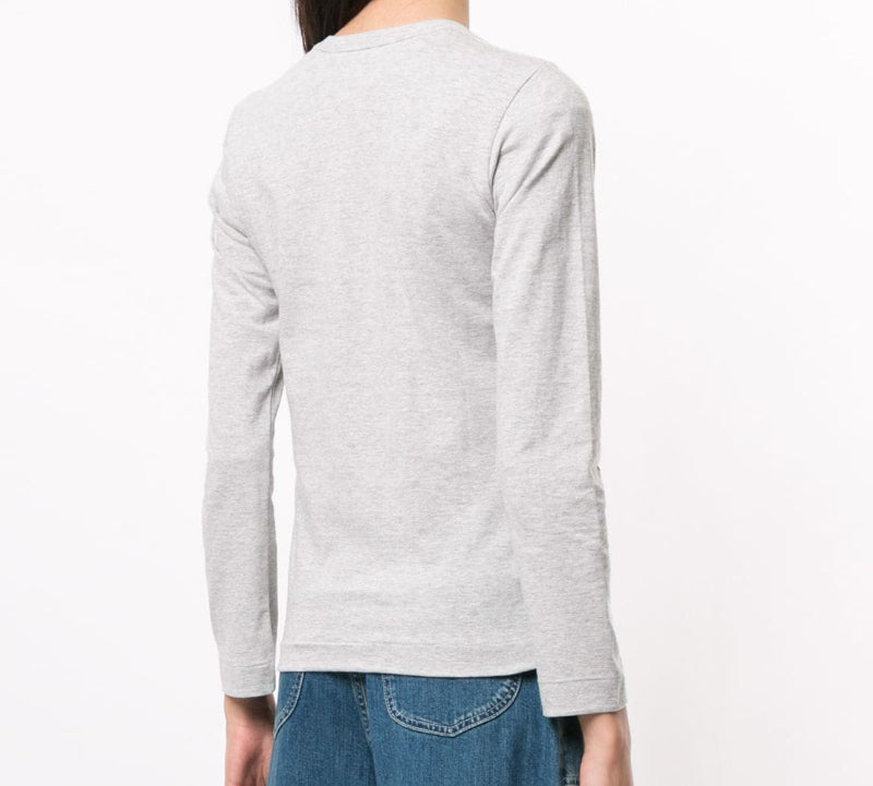 (WMNS) COMME des GARCONS PLAY Side Heart Logo 'Grey' AZ-T267-051