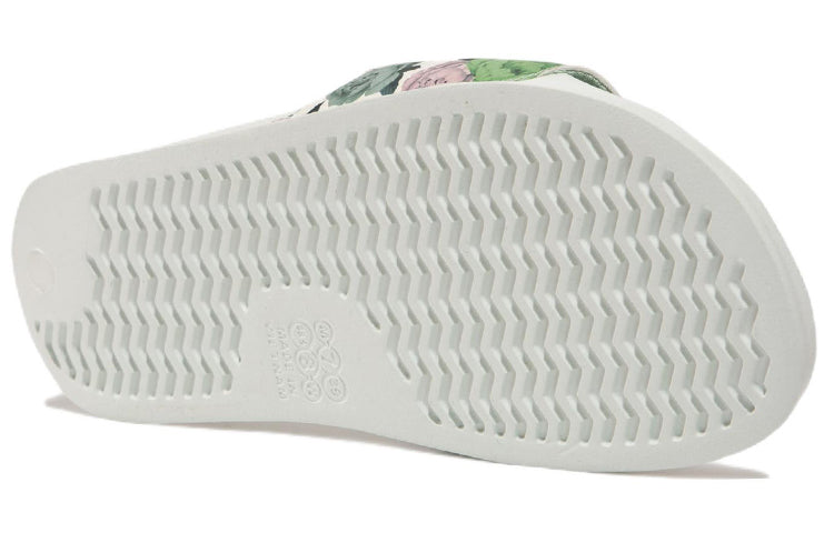 Reebok Sandalias Classic Sports Slippers Unisex White Green GW3227