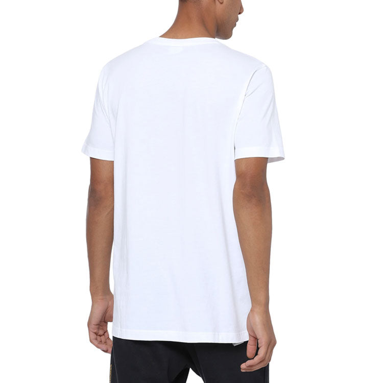PUMA Classics Logo Tee Casual Sports Large Logo Short Sleeve White 595132-02