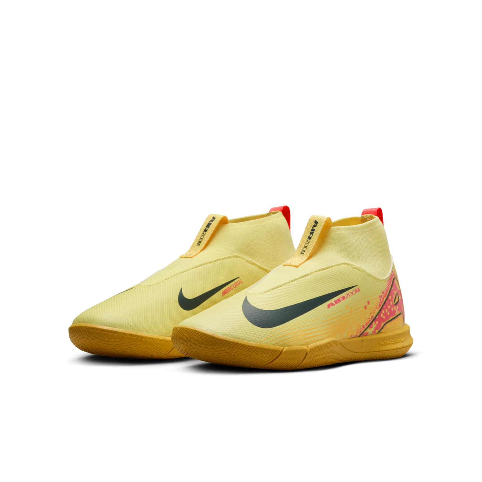 (GS) Nike x Kylian Mbappe Mercurial Superfly 10 Academy IC 'Light Laser Orange' HF3419-800