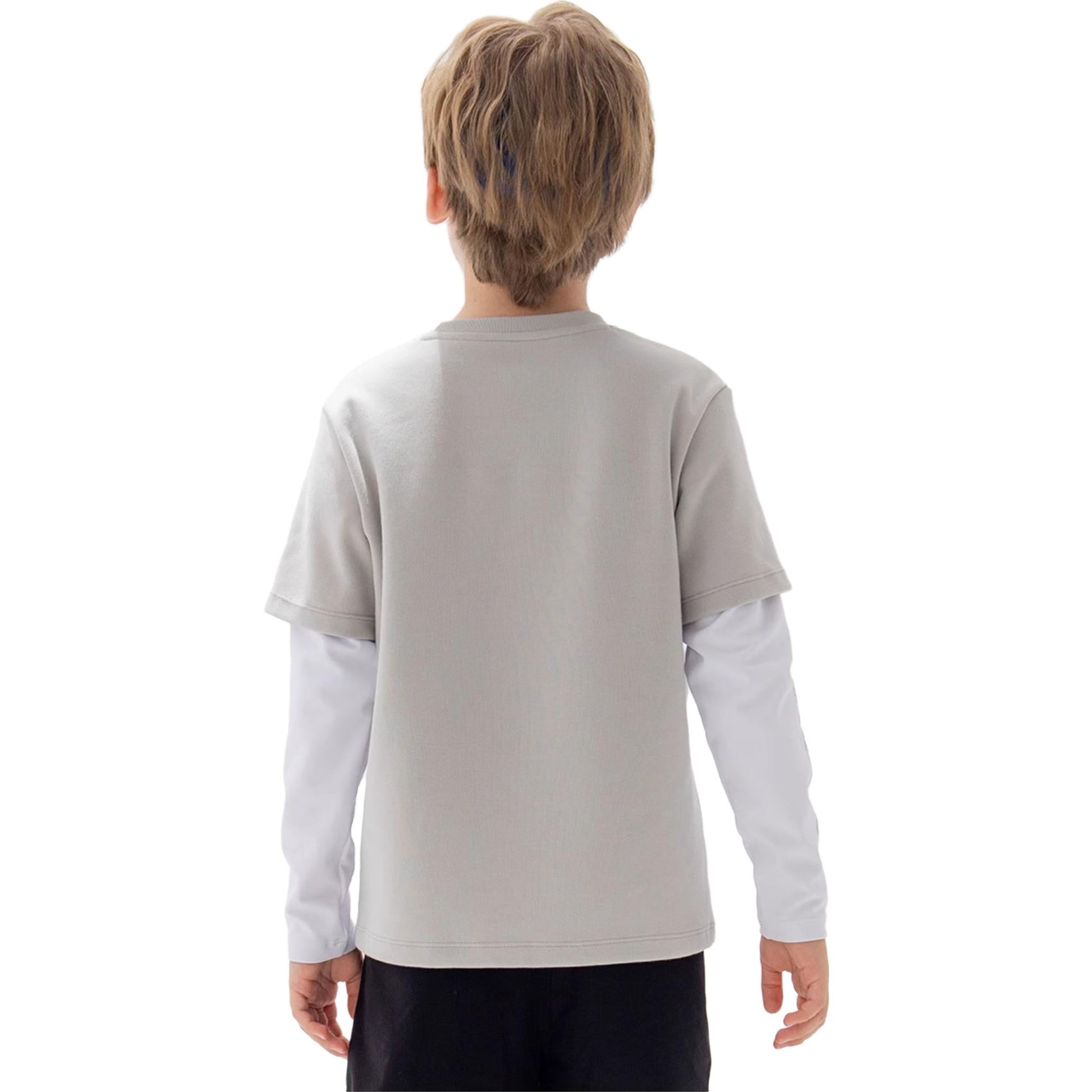 (GS) Mizuno Casual Long Sleeve T-shirt 'Grey' T2165