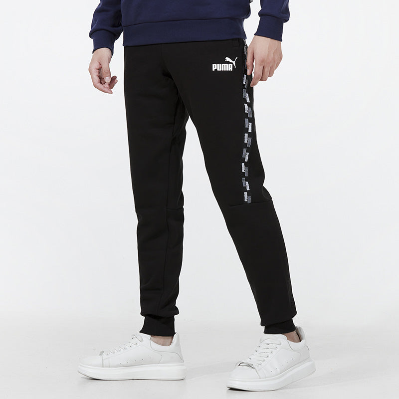 PUMA Power Tape Sweat Pants Fl Cl Logo 'Black' 846543-01