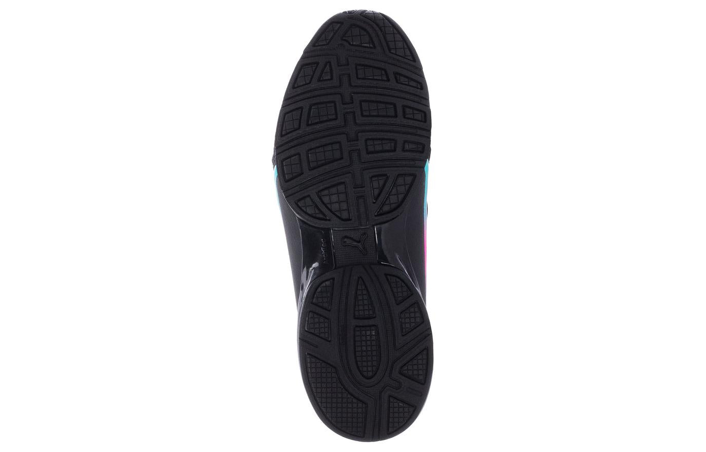 (WMNS) PUMA Axelion Mesh Fade 'Black/Luminous Pink' 377178-01