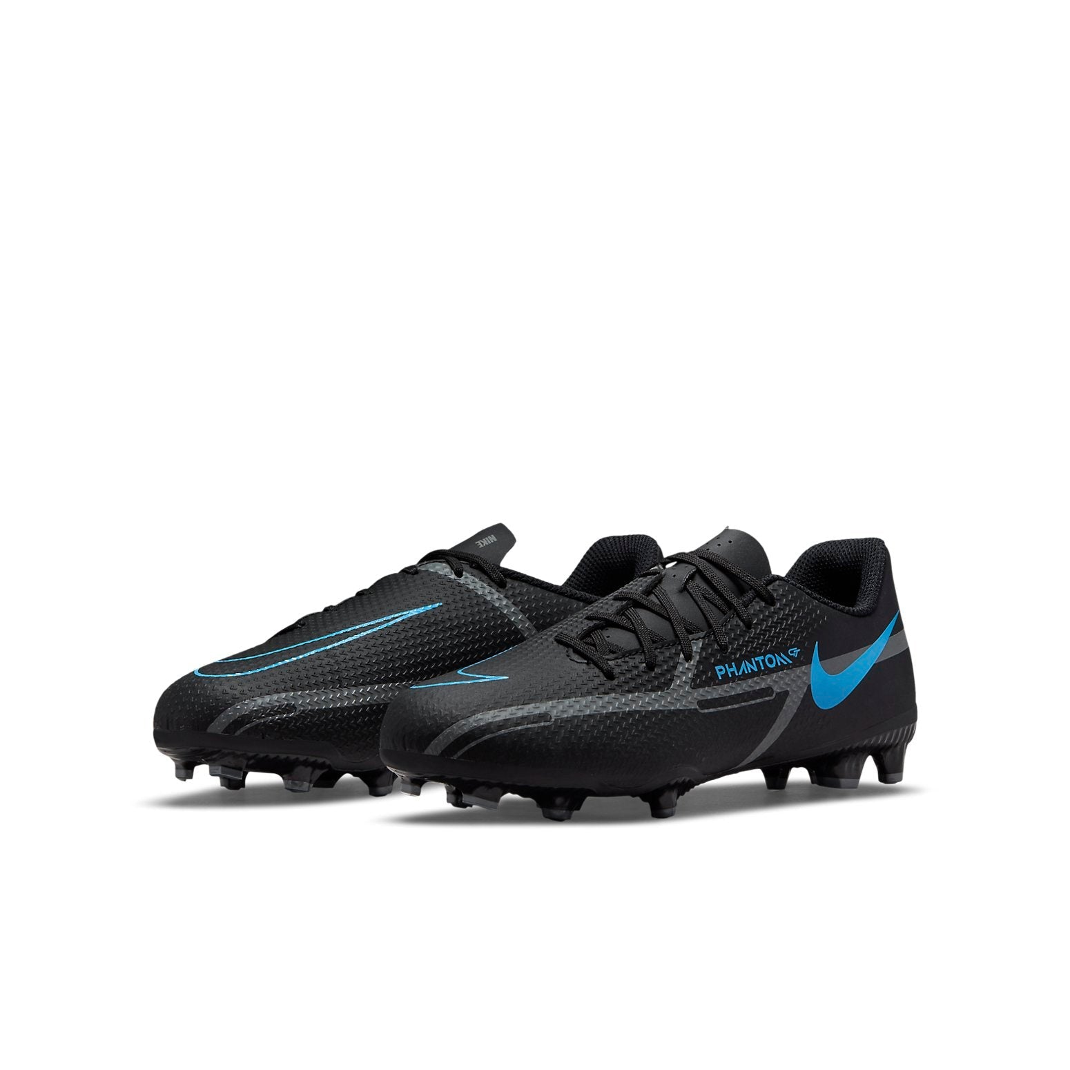 (GS) Nike Jr. Phantom GT2 Academy FG MG 'Black Blue' DC0812-004