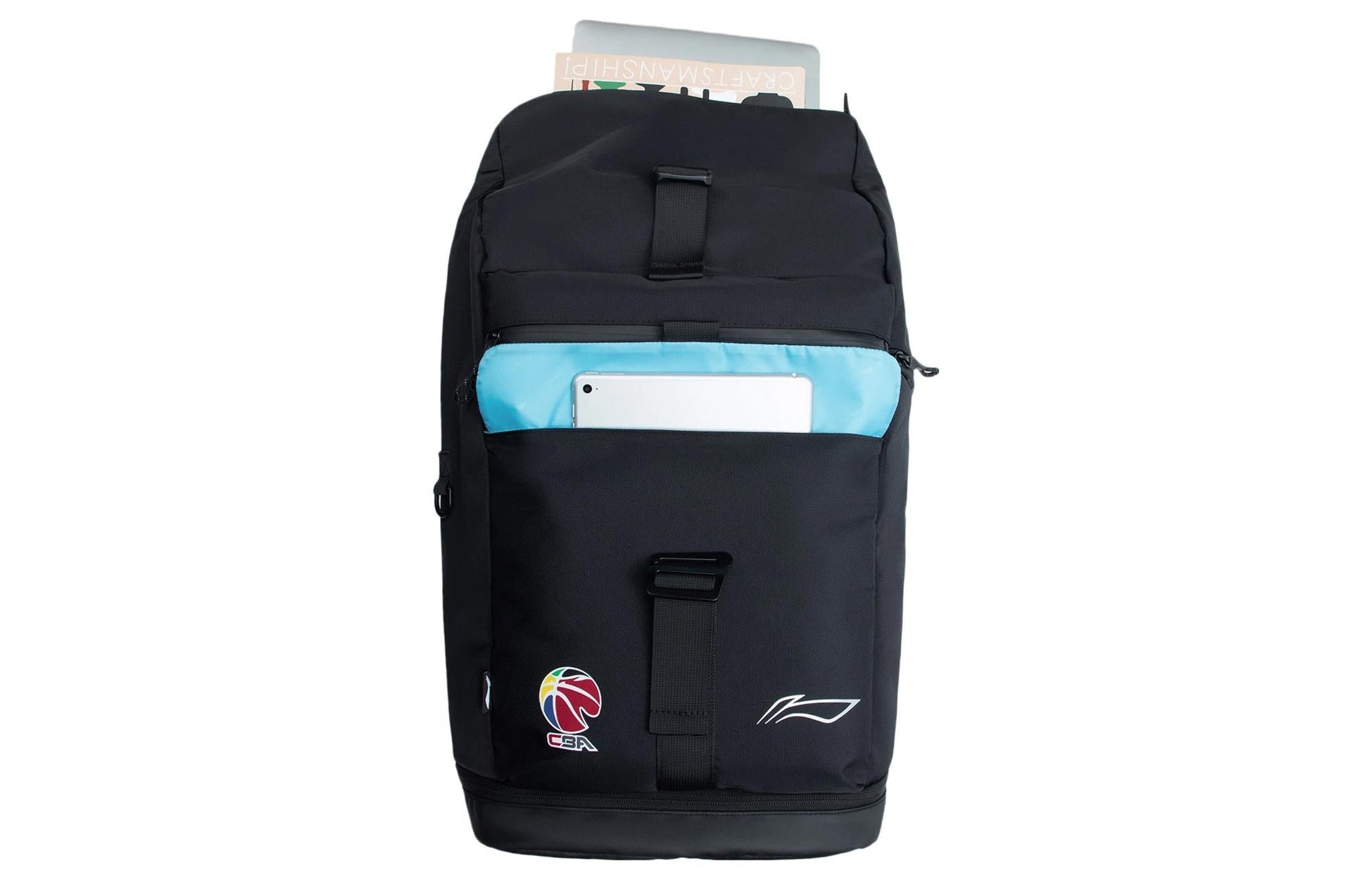 Li-Ning Cba Professional Basketball Training Backpack 'Black' ABST027-1