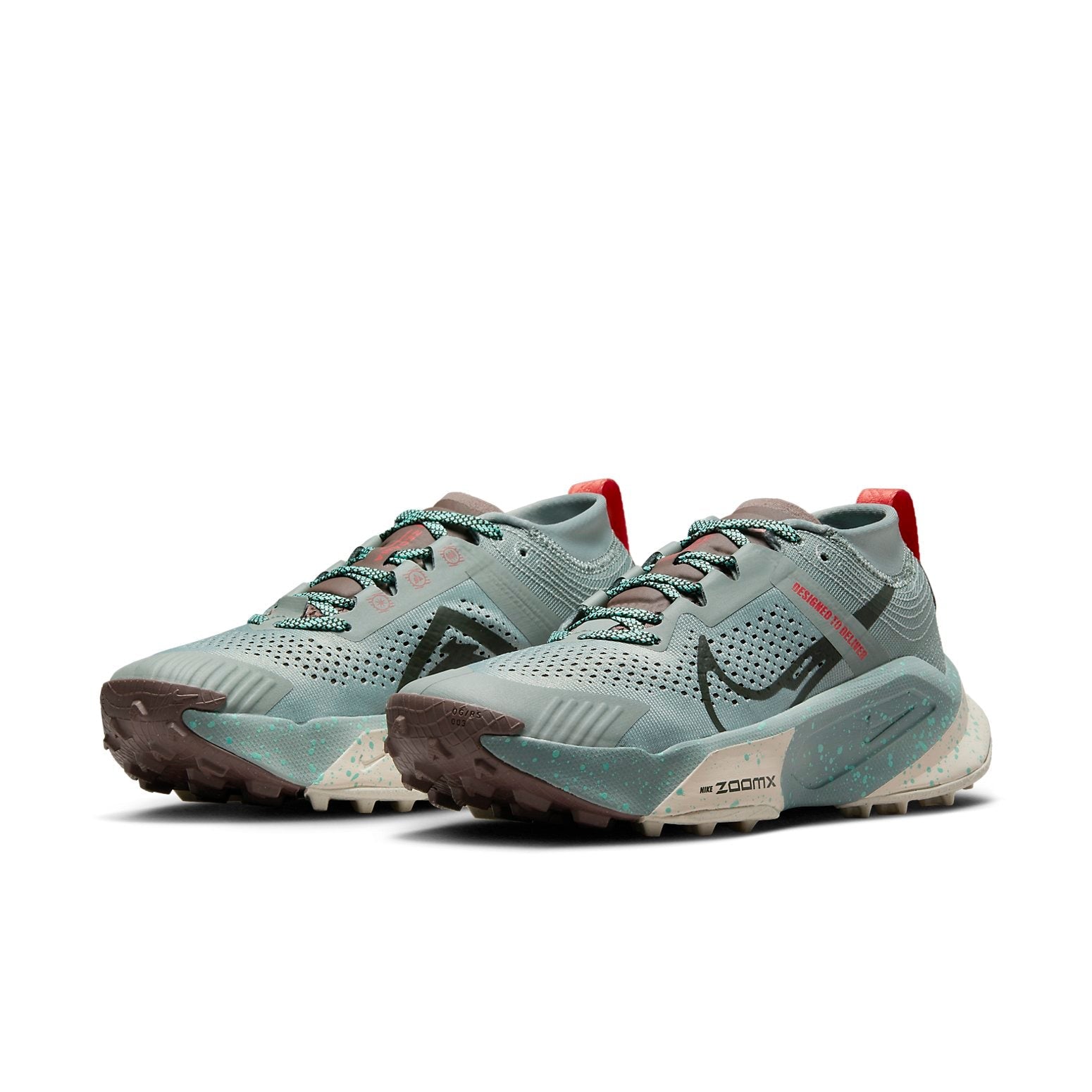 (WMNS) Nike ZoomX Zegama Trail 'Grey Green' DH0625-301
