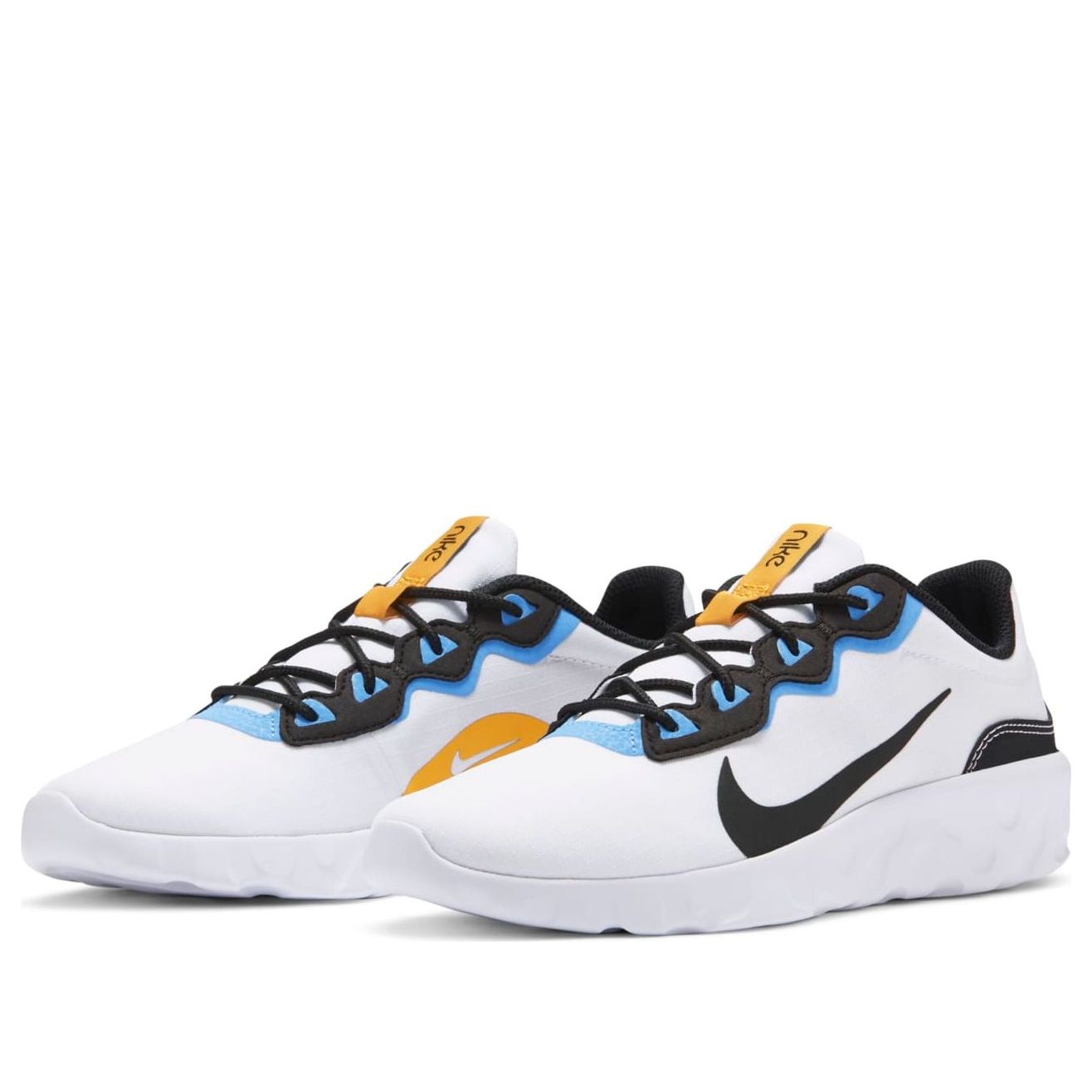 (WMNS) Nike Explore Strada 'Black White Blue' CD7091-104