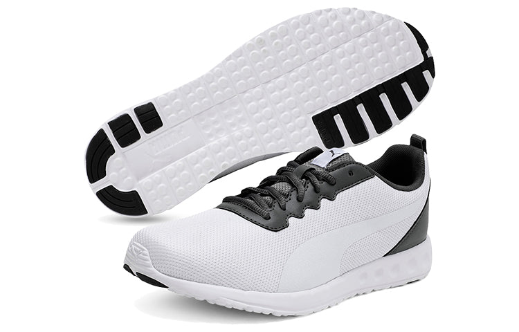 PUMA Carson Club Ii Idp Low Top Running Shoes Black/White 193194-05