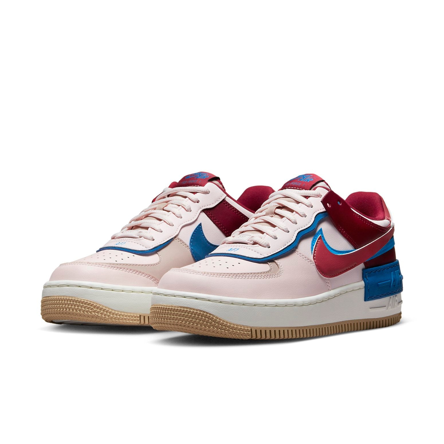 (WMNS) Nike Air Force 1 Low Shadow 'Light Soft Pink Team Red Blue' CI0919-601