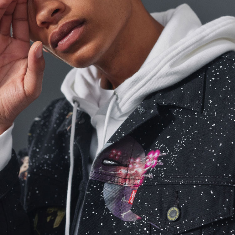 Levis Unisex Star War Denim Jacket Black 72334-0448
