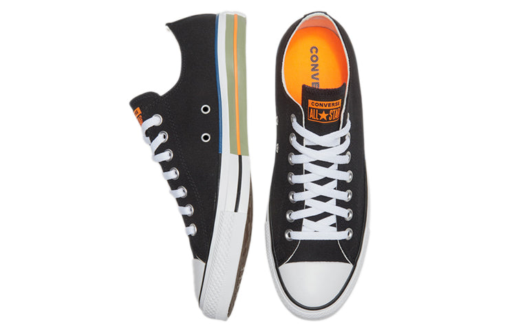 Converse Color Chuck Taylor All Star Canvas Shoes Black/Orange 167636C