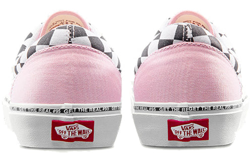 Vans Era Retro Casual Skate Shoes Unisex Pink Grid VN0A38FRTO1