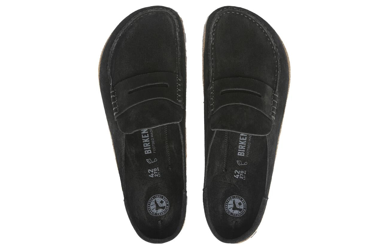Birkenstock Naples Suede Leather 'Black' 1024880