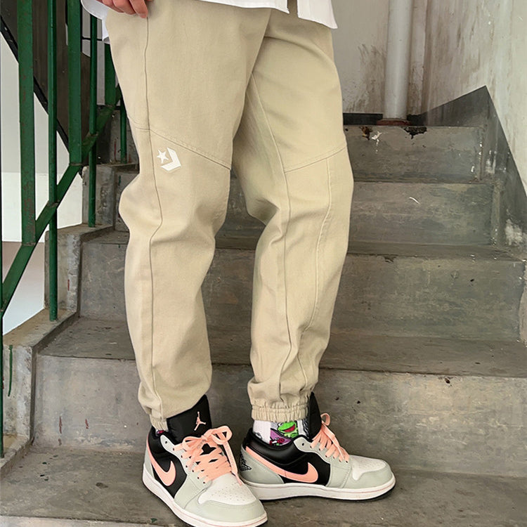 (WMNS) Converse All Star Drawstring Pants Asia Sizing 'Beige' 10024887-A01