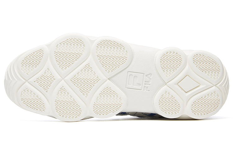 FILA Spaghetti Mid Baeketball Shoes White/Blue F12M041243FBN