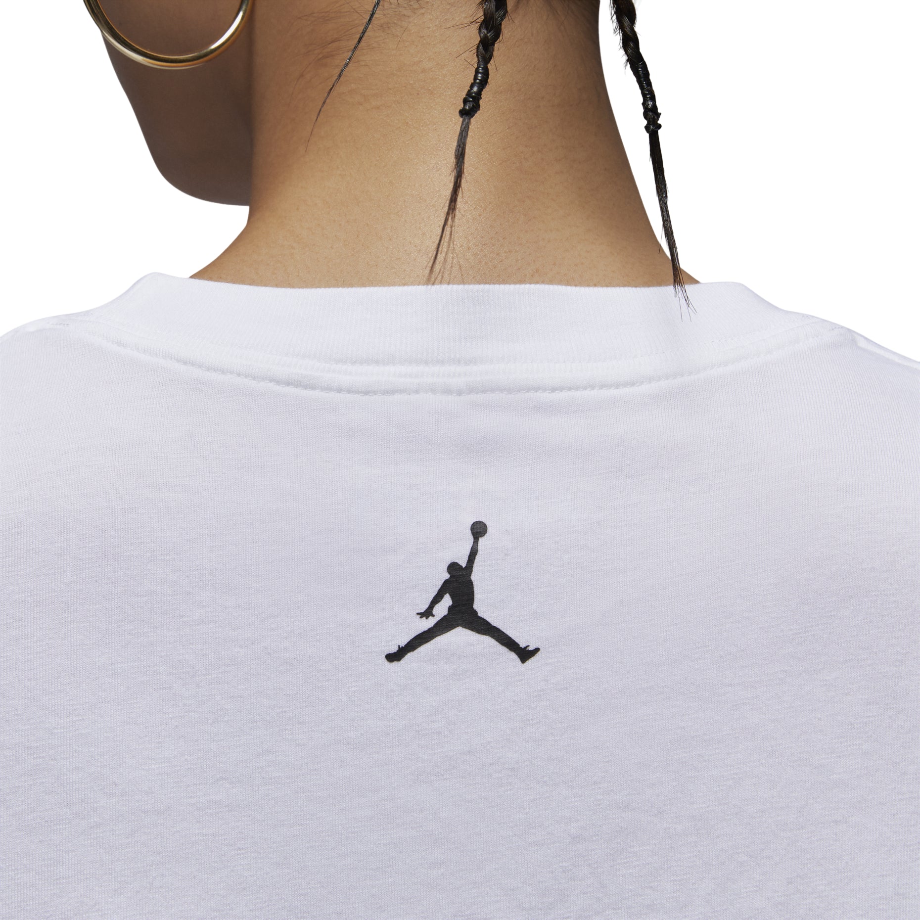 (WMNS) Air Jordan Graphic T-shirt Asia Sizing 'White' FV7123-100
