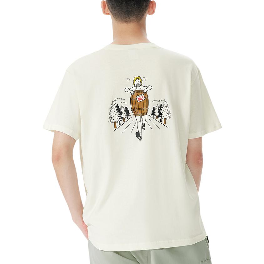 New Balance Lifestyle Graphic Print Tee Asia Sizing 'White' AMT22394-IV