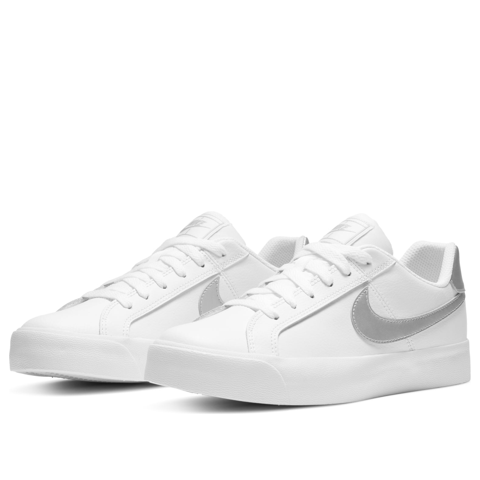 (WMNS) Nike Court Royale AC 'White Metallic Silver' AO2810-114