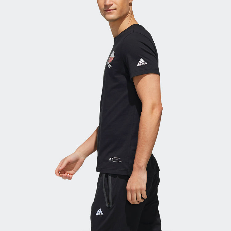 adidas GFX T BALL Sports Soccer/Football Training Short Sleeve Black FJ6859