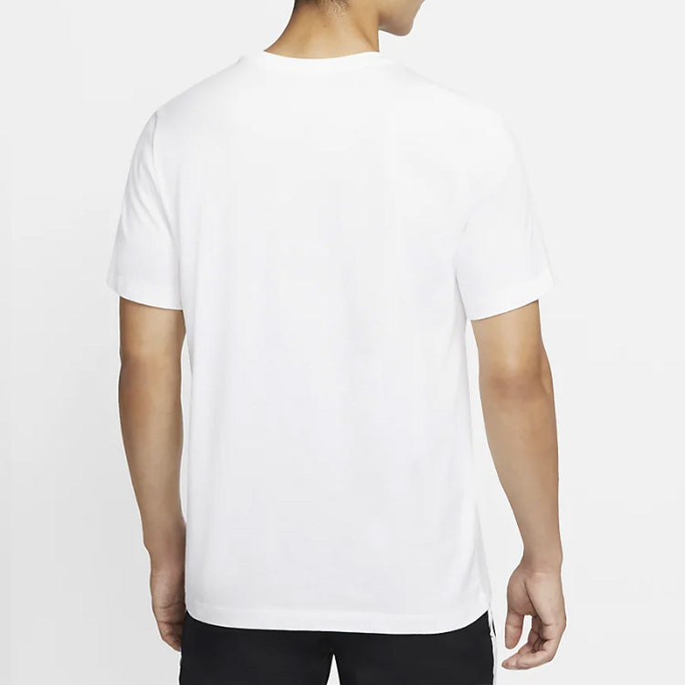 Nike Sports Cozy Casual Short Sleeve White CD1193-100