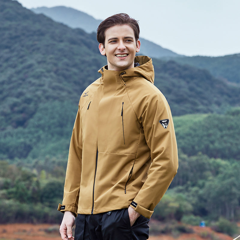 Mizuno Windbreaker Jacket 'Brown' A2CC3106