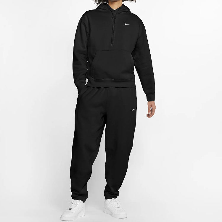 Nike Lab Solid Color Thermal Track Pants For Men Black DA0330-010