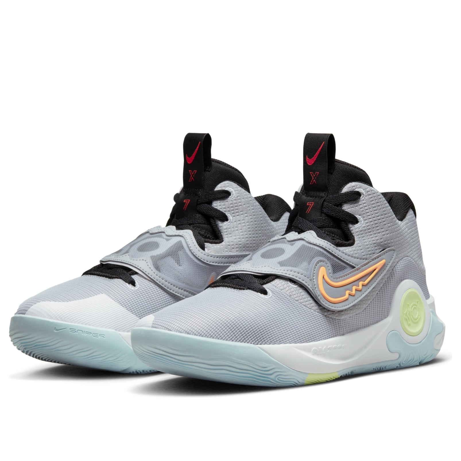 Nike KD Trey 5 X EP 'Grey Volt Crimson' DJ7554-009