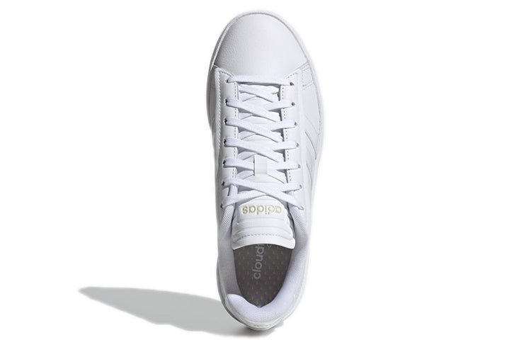 (WMNS) adidas Grand Court Alpha 'White / Gold Metallic' GX8166