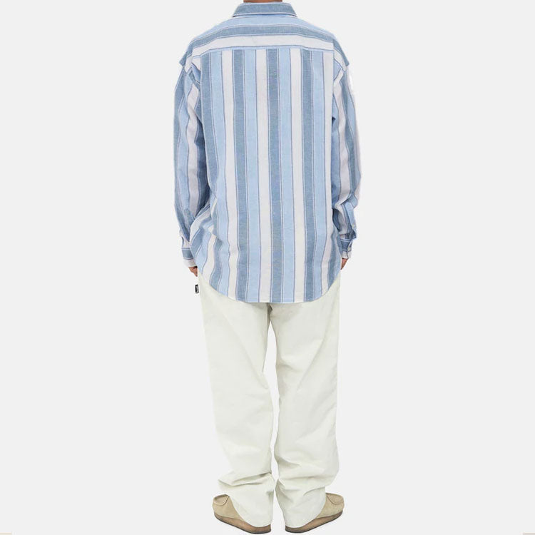 Stussy Wide Striped Shirt 'Blue' 1110239