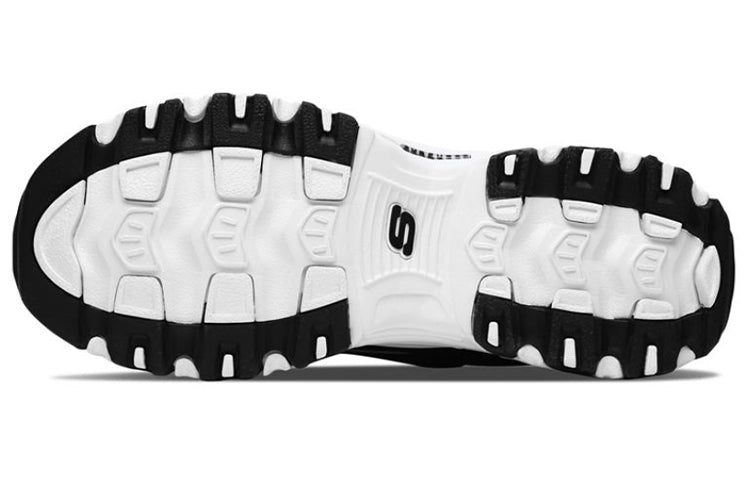 (WMNS) Skechers D'Lites 1.0 Black 13148-BKW