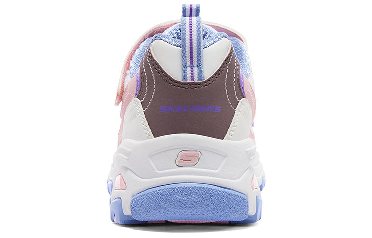 (GS) Skechers D'lites 'Pink Purple White' 302526L-PKBL