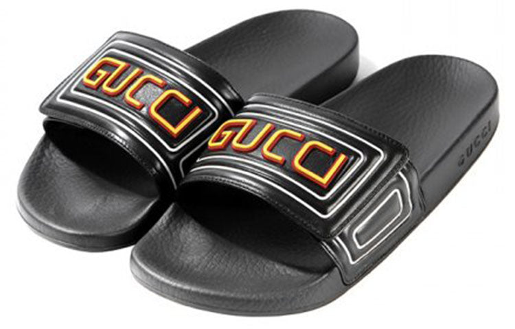 Gucci Slide 'Gucci Logo - Black' 575072-DIR00-1000