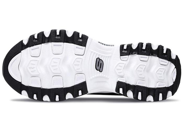 Skechers D'Lites 1.0 'Black White' 666063-BKW