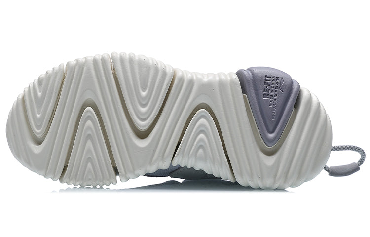(WMNS) Li-Ning WuKong Ace Low Paris Fashion Week 'Ice Grey' AGLP142-6