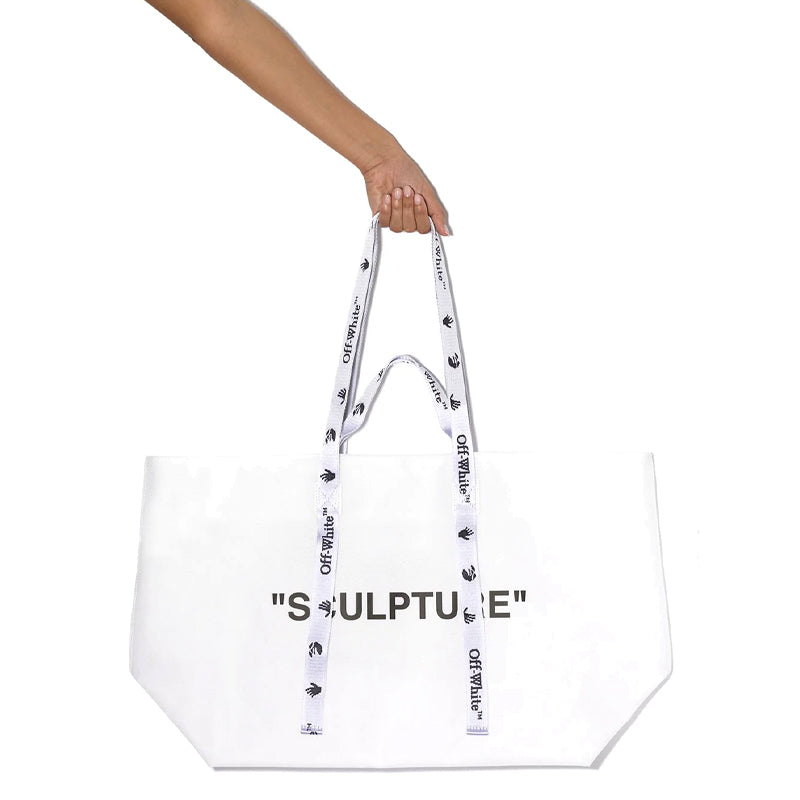 Off-White Commercial HandholdBag White OWNA094E20PLA0020110