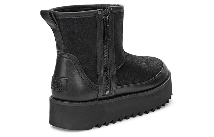 (WMNS) UGG Classic Rebel Biker Mini 1105314-BLK