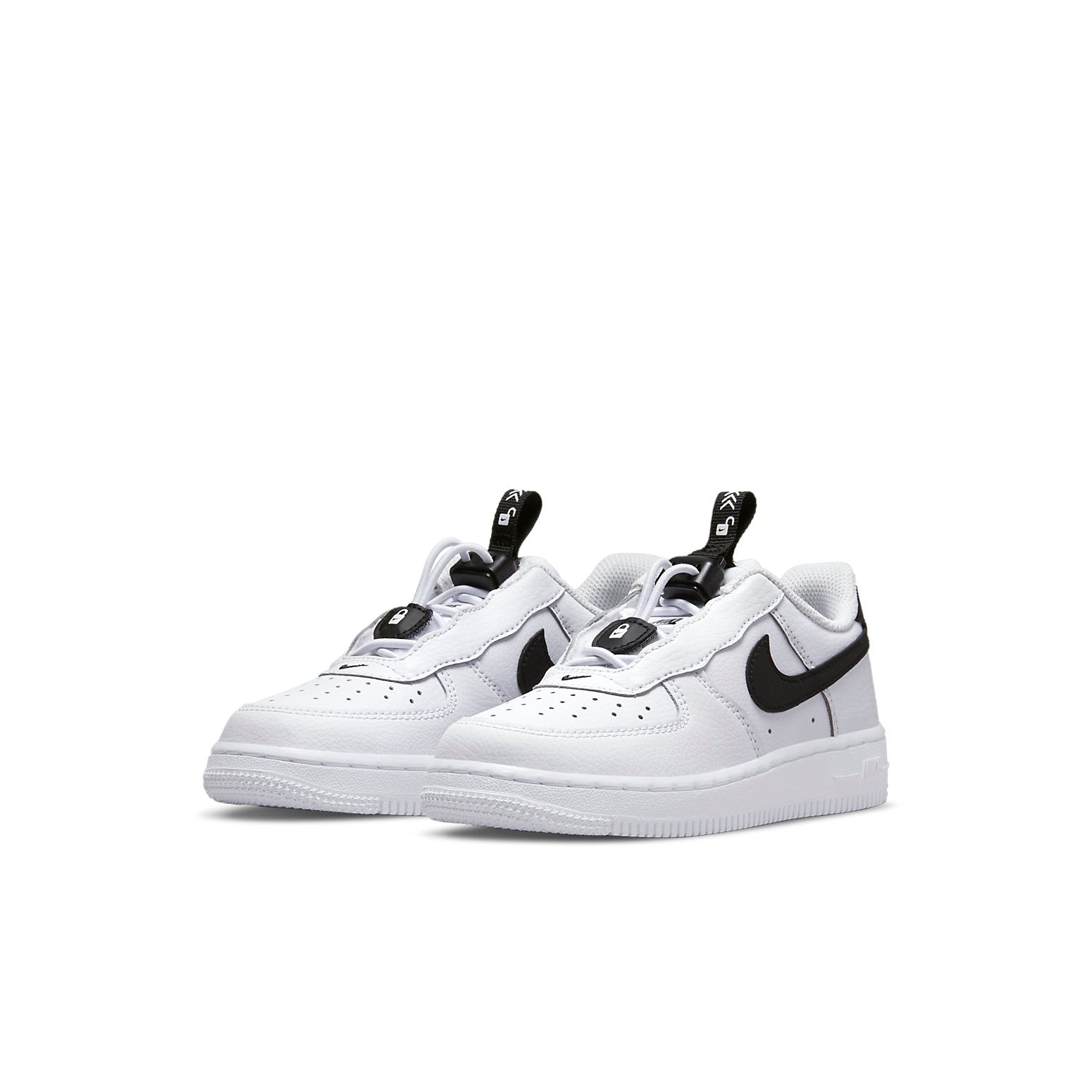 (PS) Nike Force 1 Toggle 'White Black' CU5287-104