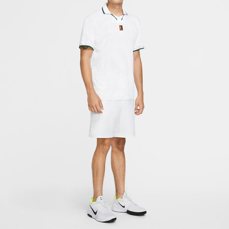 Nike Court Breathe Slam Tennis Polo Shirt 'White' CK9796-100