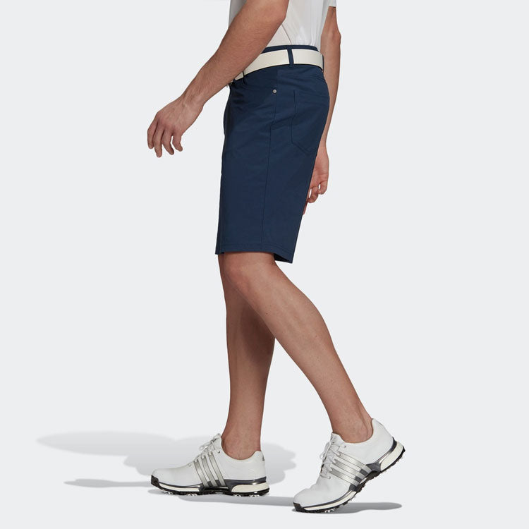 adidas Go-to 5pkt Sh Solid Color Golf Sports Shorts Navy Blue GM0032