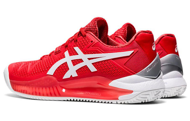 (WMNS) ASICS Gel Resolution 8 Clay 'Fiery Red White' 1042A070-601